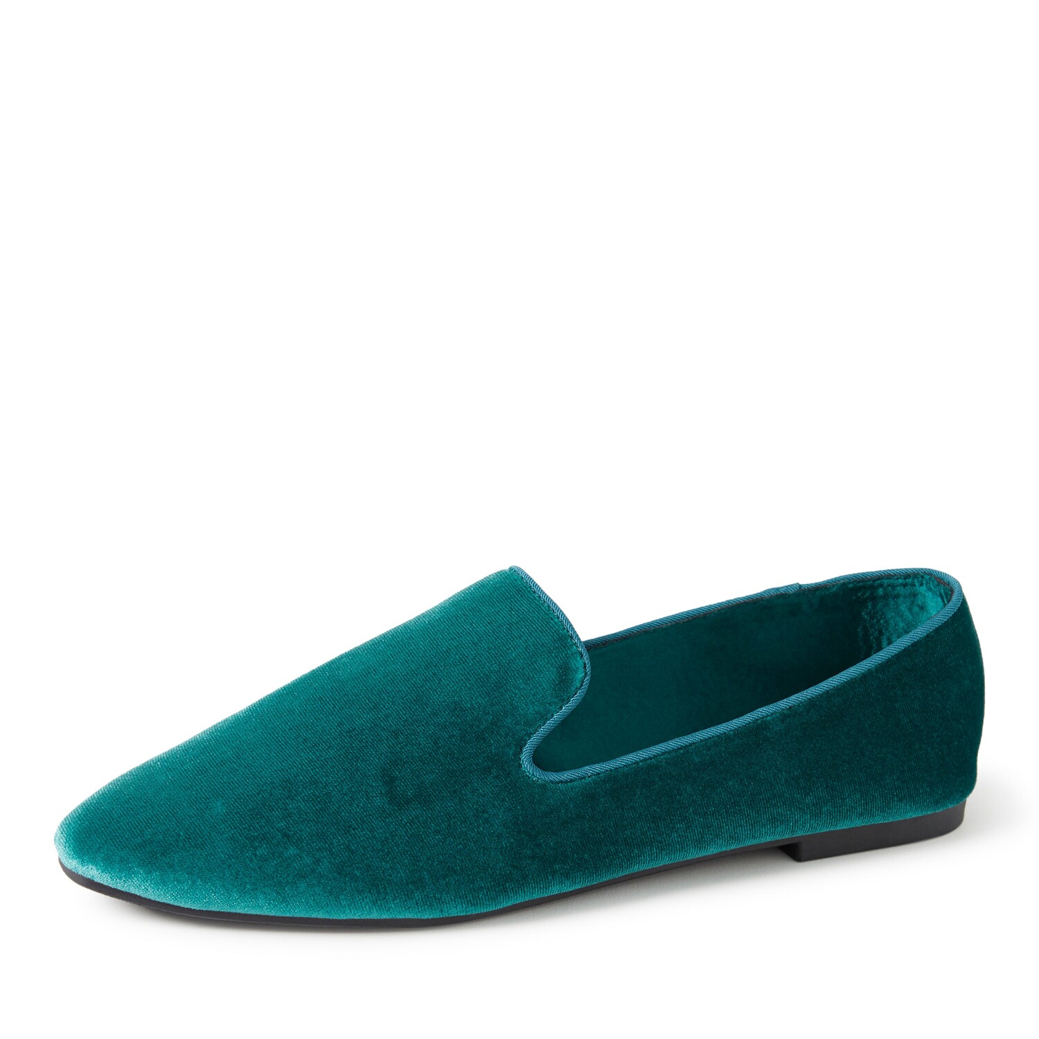 

Женские лоферы EZ Feet из смешанного материала Dearfoams, цвет Teal