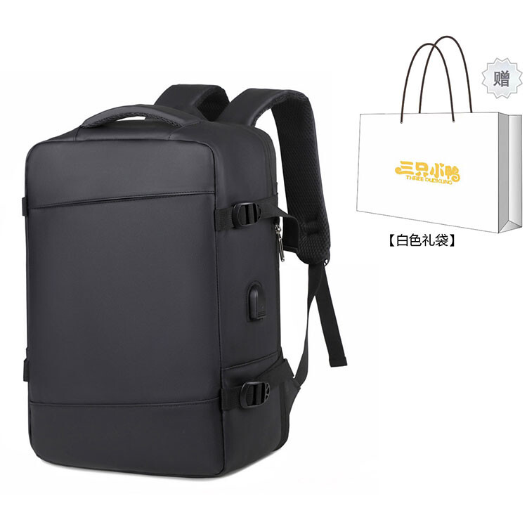 

Three Little Ducks Мужской рюкзак «Три утята», Черный + подарочный пакет