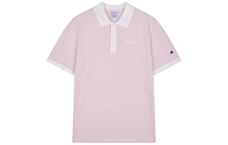 

Футболка-поло SS25, американская версия, унисекс Champion, розовый