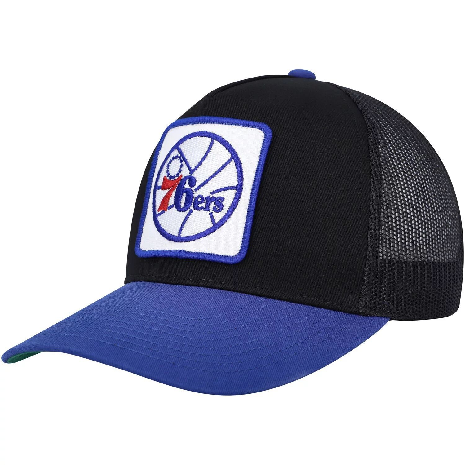 

Мужская черная кепка Mitchell & Ness Philadelphia 76ers SOUL Truck It Trucker Snapback