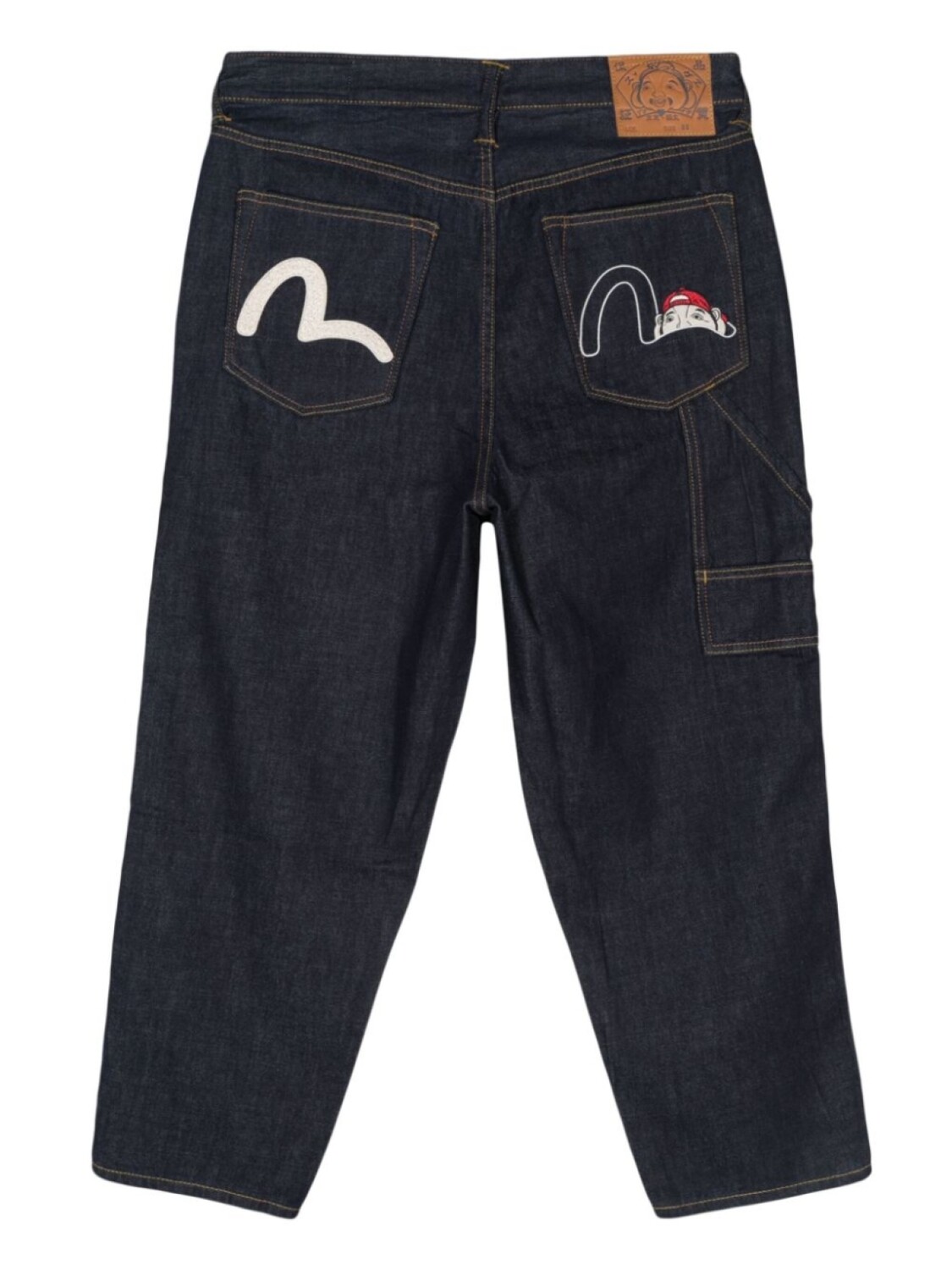 

Джинсы EVISU Seagull Godhead с вышивкой, синий