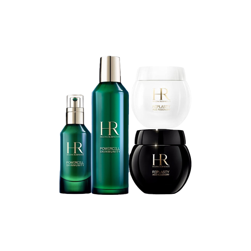 

HELENA RUBINSTEIN Набор средств для ухода за кожей green bottle serums+black bandages cream+new skin toner успокаивающий, подтягивающий, увлажняющий