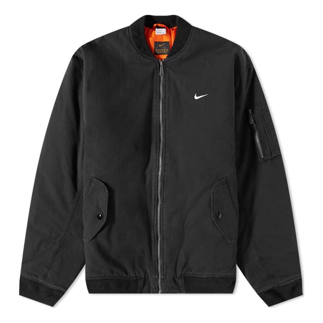 Куртка Nike Life Woven Flight Jacket 'Black' DX0680-010