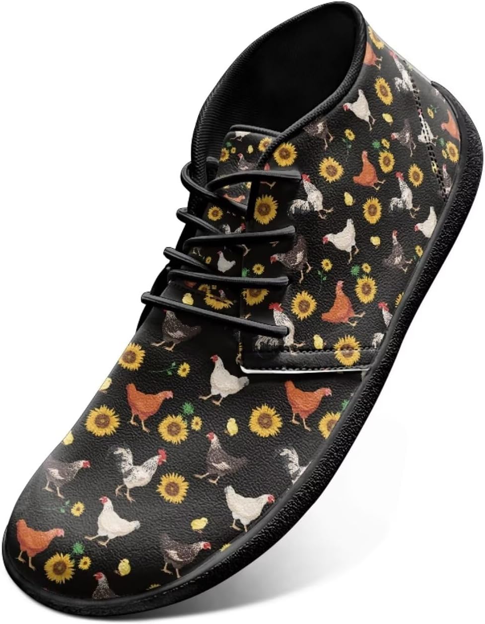 

Кроссовки Rooster Athletic, туфли-слипоны Hummingbird, плоские туфли, широкие обувь босоножки для мужчин и женщин, с нулевым перепадом подошвы, легкие тренировочные кроссовки Chririnla, Sunflower Print Rooster