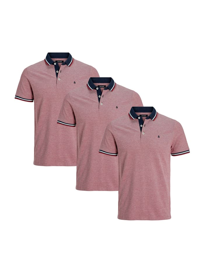 

Футболка поло Jack & Jones, цвет rio red