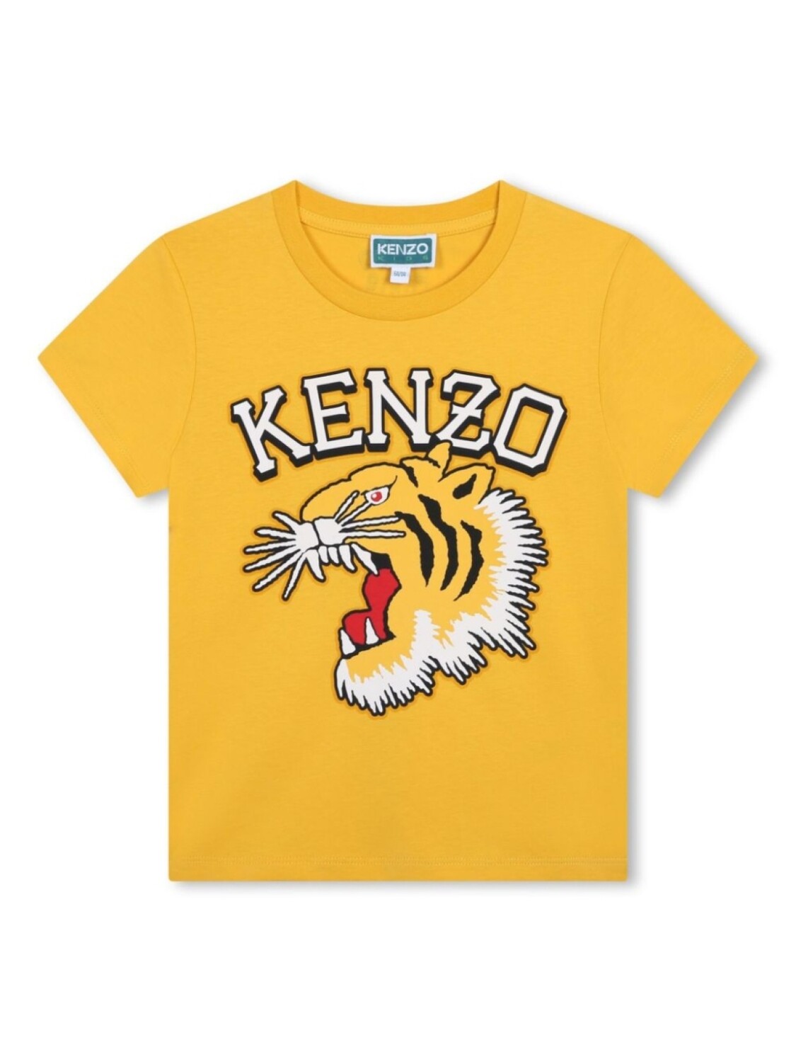 

Kenzo Kids футболка из органического хлопка с логотипом, желтый