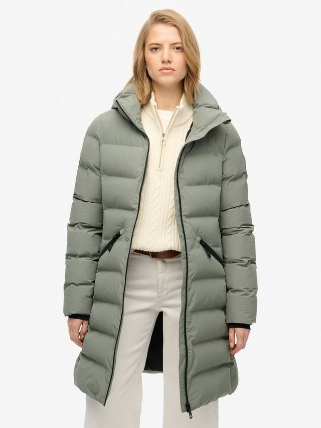 

Городская куртка средней длины с утеплителем Superdry, Freestyle Green