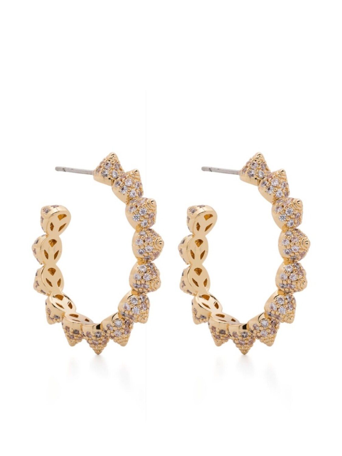 

Серьги-кольца Pavé Cone Eddie Borgo, золотой