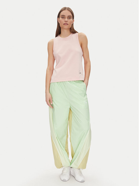Свободные спортивные штаны Stella McCartney JI5134 Adidas By Stella Mccartney, зеленый — фото 2