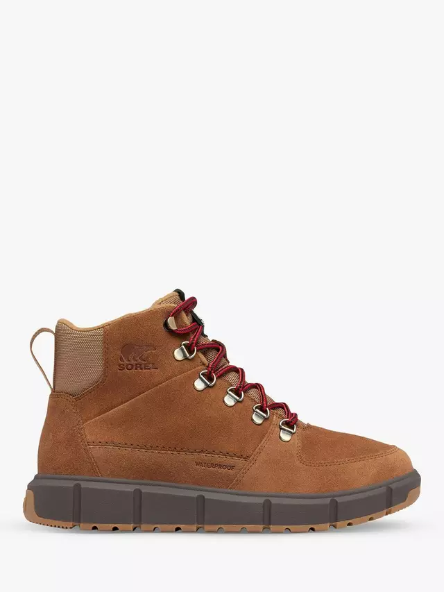 

Ботинки SOREL Explorer Blazer Suede Lace Up Waterproof Ankle, цвет tan/black