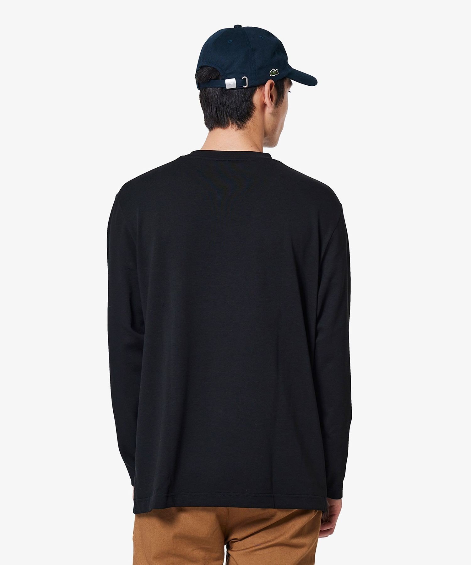 Футболка с длинными рукавами Jeu Set et Match LACOSTE, Black — фото 2