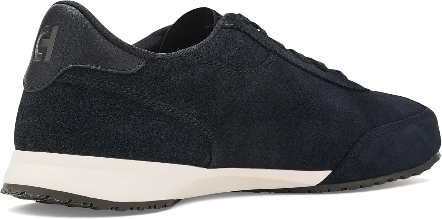 Кроссовки Cole Haan Grand Crosscourt Men's Slimstride, Black, Black, Suede, Ivory — фото 3
