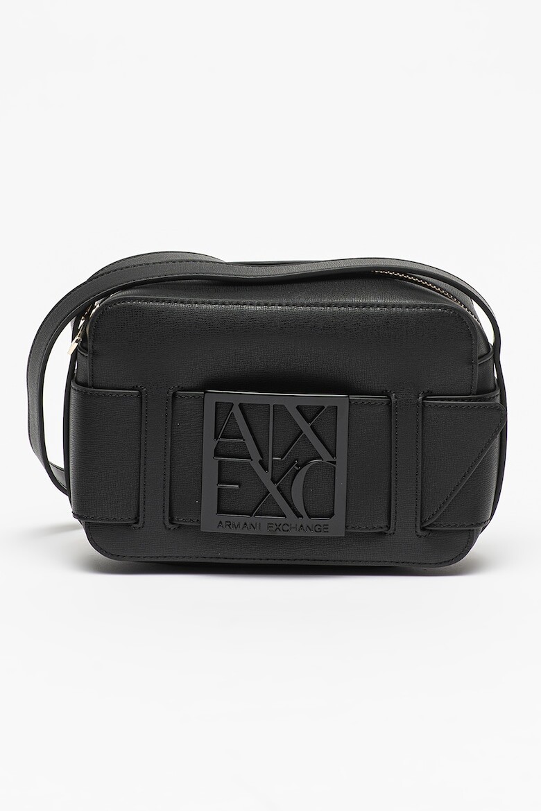 

Сумка из экокожи с логотипом Armani Exchange, черный