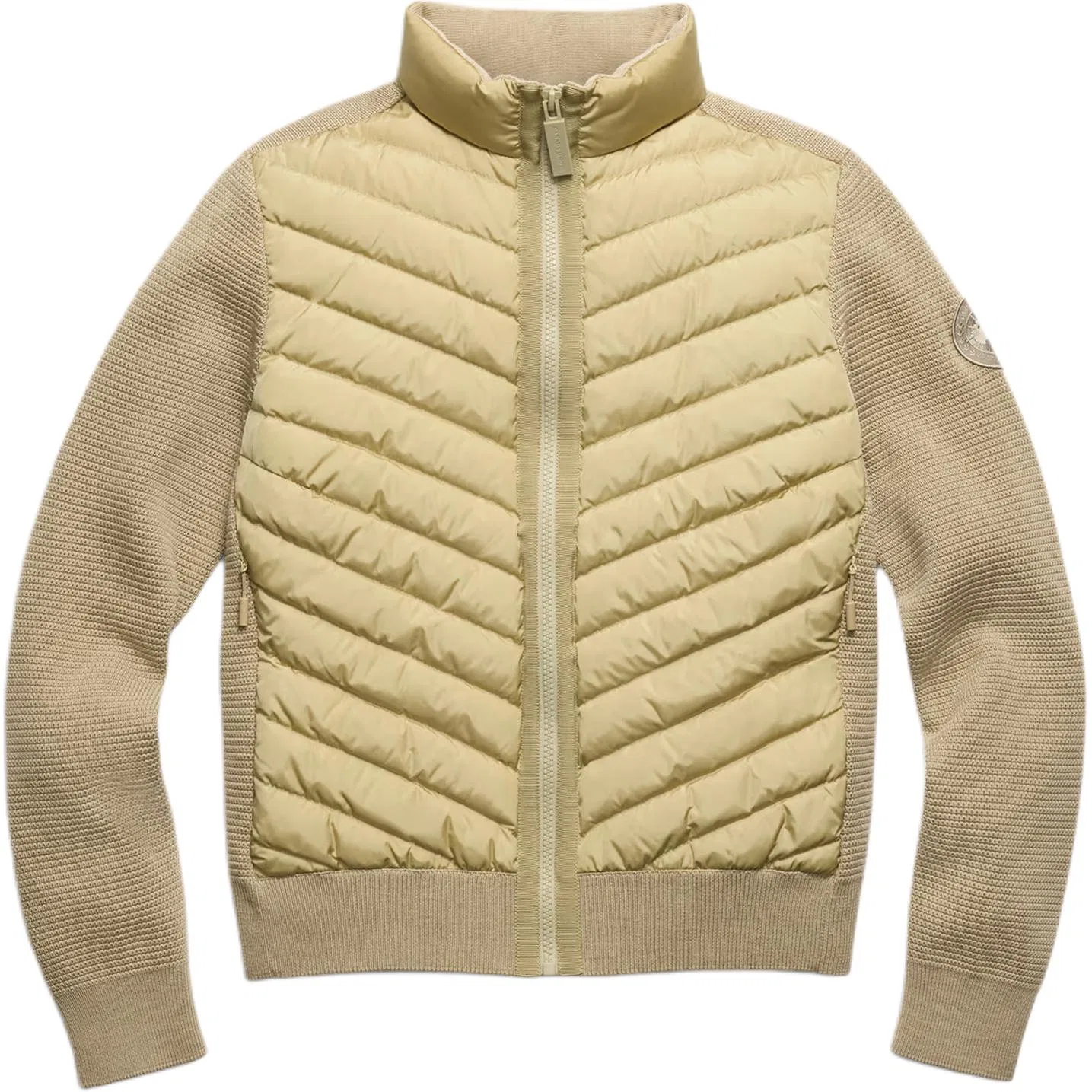 Пуховик стеганый Canada Goose Ecru