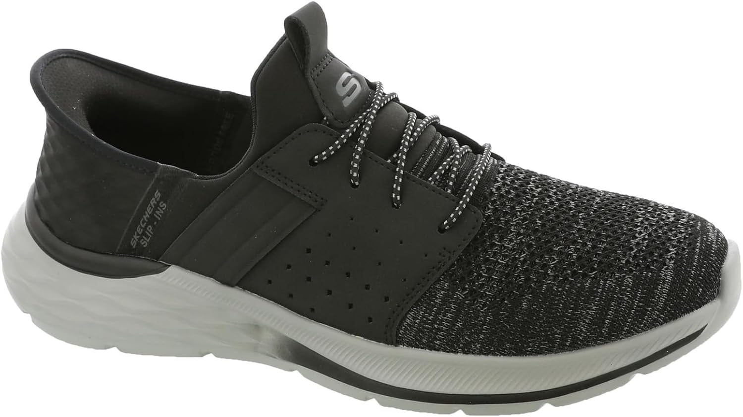 Мужские кроссовки Skechers Garner - Newick 210803, белый/черный — фото 2