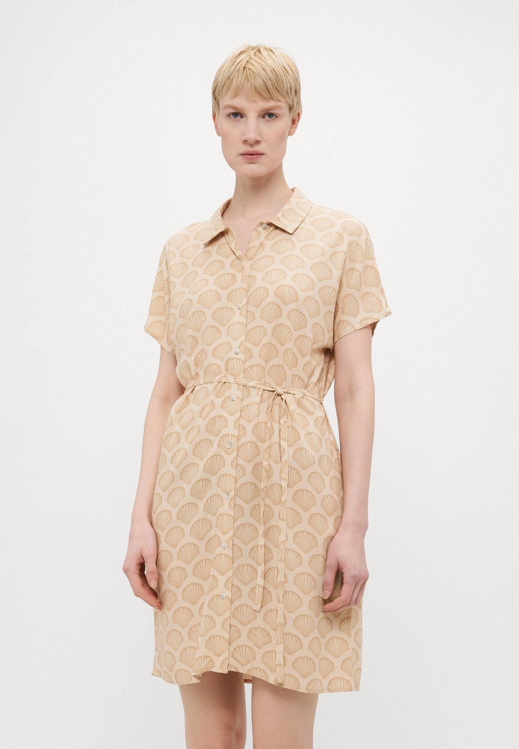 

Платье-рубашка ONLNOVA LIFE VIS SHIRT DRESS ONLY Tall, бежевый
