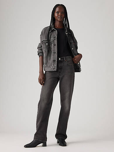 

Женские джинсы 501 90-х годов Levi's, цвет Take A Hint - Black