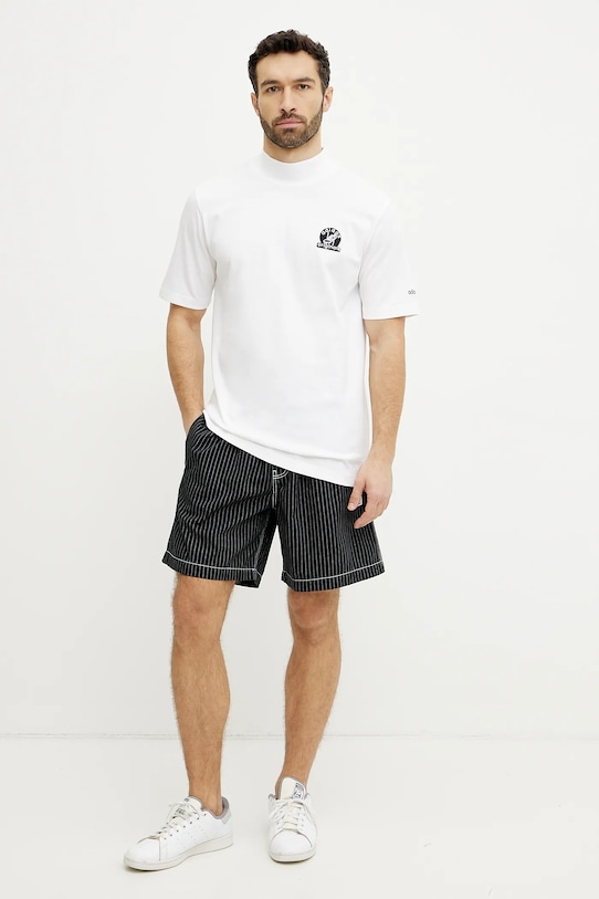 Хлопковая футболка Adidas Originals GRFX TEE, белая — фото 2