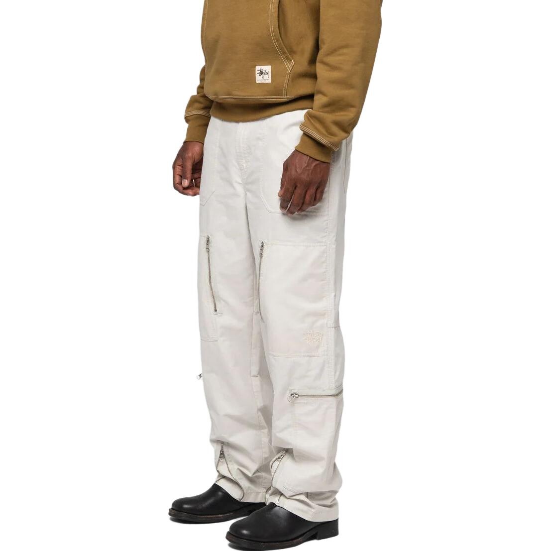 Брюки Stüssy Nyco из хлопковой смеси Stussy, белый — фото 4