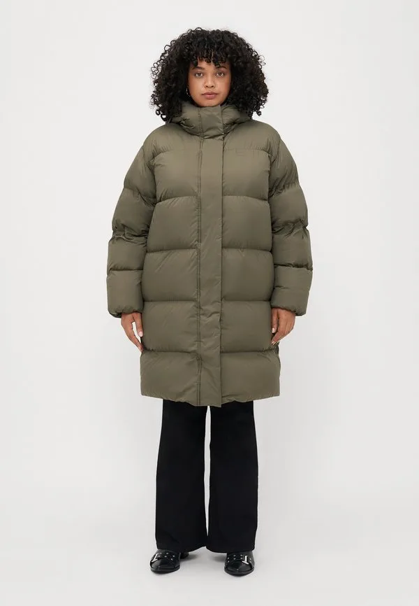 Современное пальто, пуховое пальто Tommy Hilfiger Curve, Utility Olive