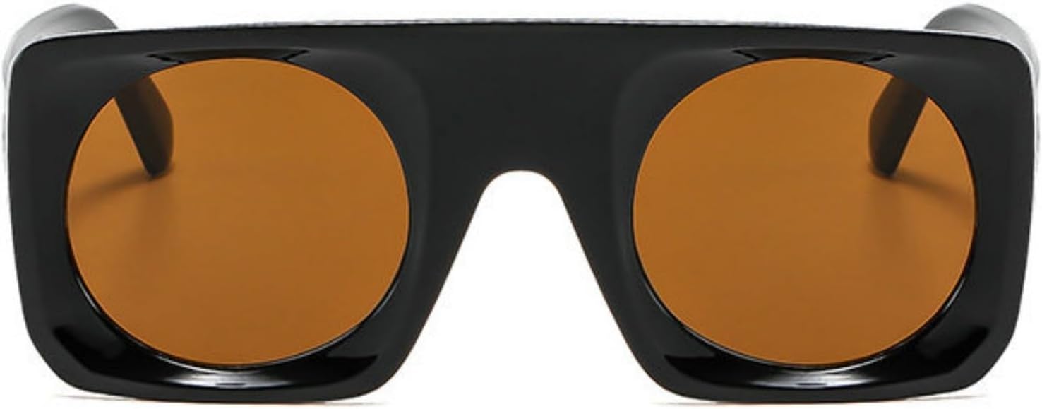 

Willochra Популярные модные квадратные солнцезащитные очки для женщин, ретро, ​​массивные дизайнерские очки для мужчин, панк, градиентные очки, защита от УФ-излучения UV400, большие солнцезащитные очки, C5