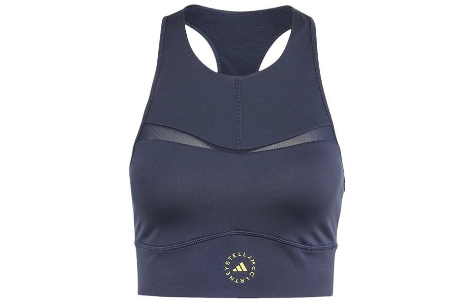 

Спортивный бюстгальтер со вставками и логотипом от Stella McCartney Adidas