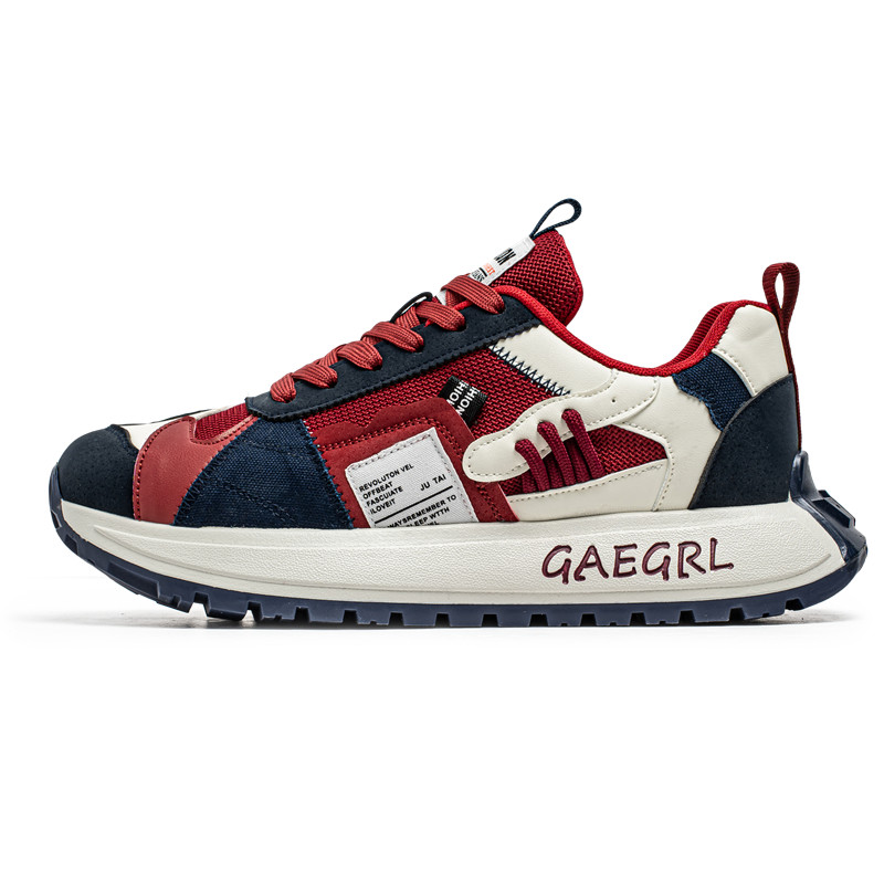 

Скользоустойчивые дышащие низкие массивные кроссовки men's SENGUIBUCK, синий