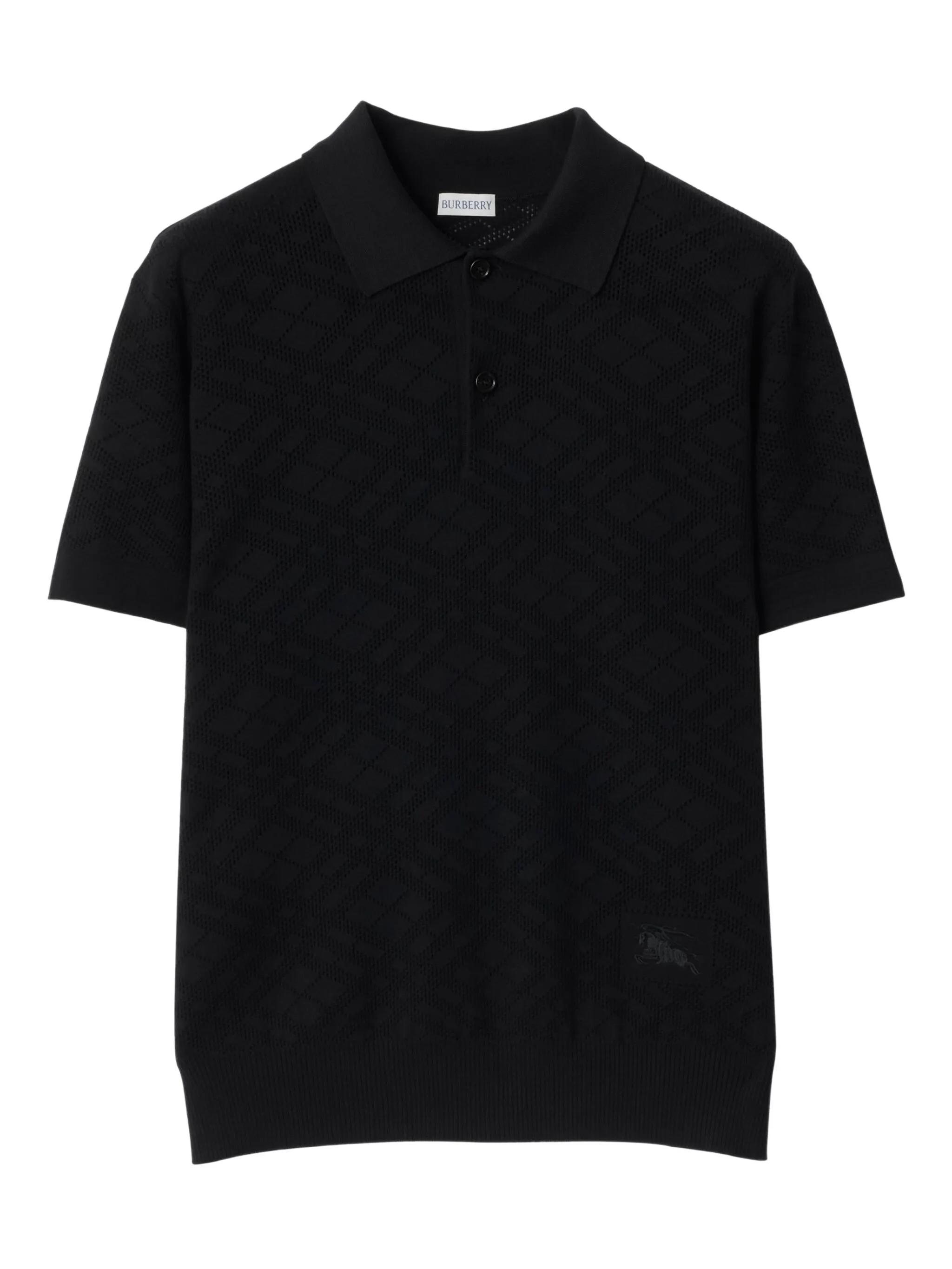 

Трикотажная рубашка поло Burberry, черный