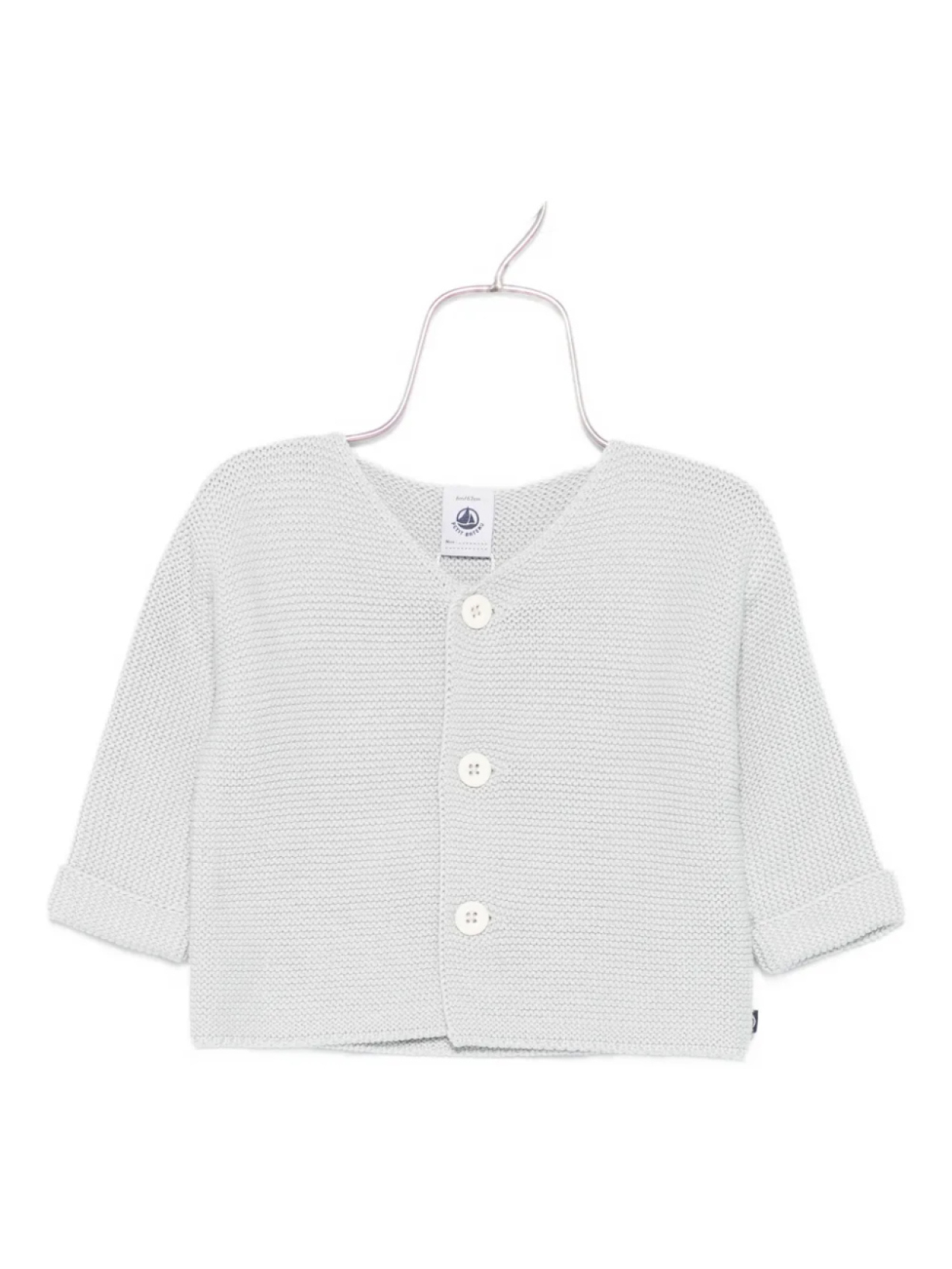 

Вязаный кардиган с пуговицами спереди Petit Bateau, синий