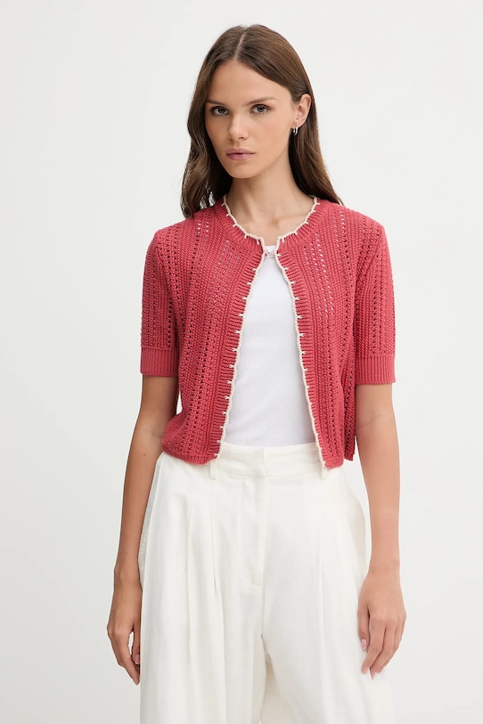 

Хлопковый кардиган United Colors Of Benetton, розовый