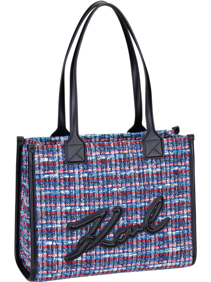 

Наплечная сумка Karl Lagerfeld, цвет blue/red multi