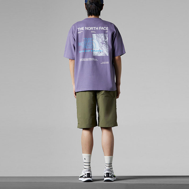

Футболка серии Earth Day, мужская, фиолетовая The North Face, фиолетовый