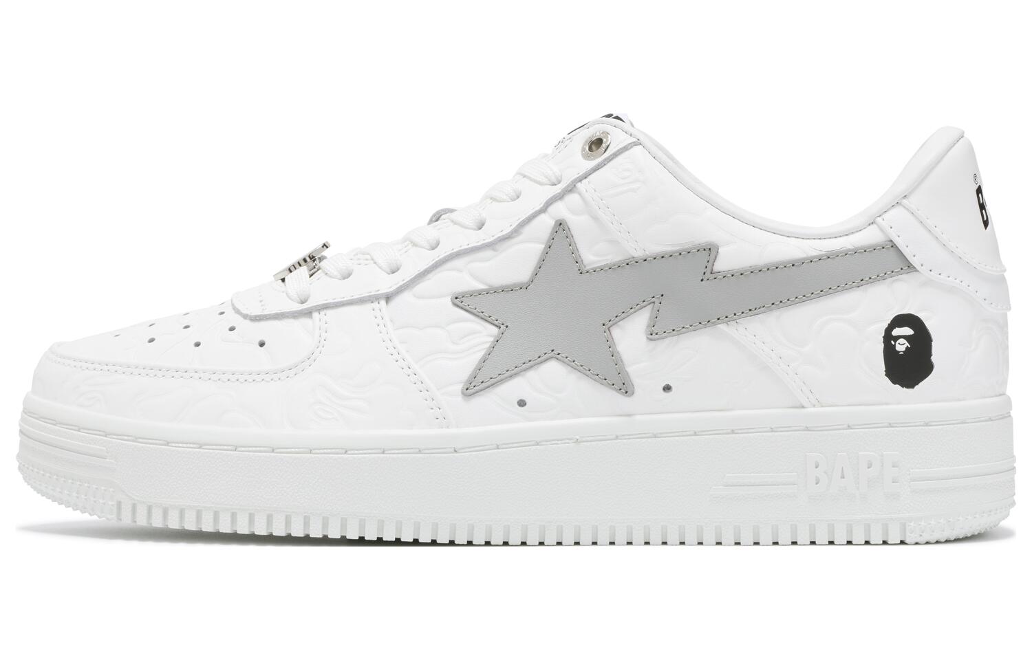 

Футболка Bape Sta Low #3 Line Camo White A BATHING APE, бело-серая