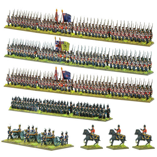 

Миниатюра Warlord Games Black Powder Epic Battles: Waterloo - British Infantry Brigade