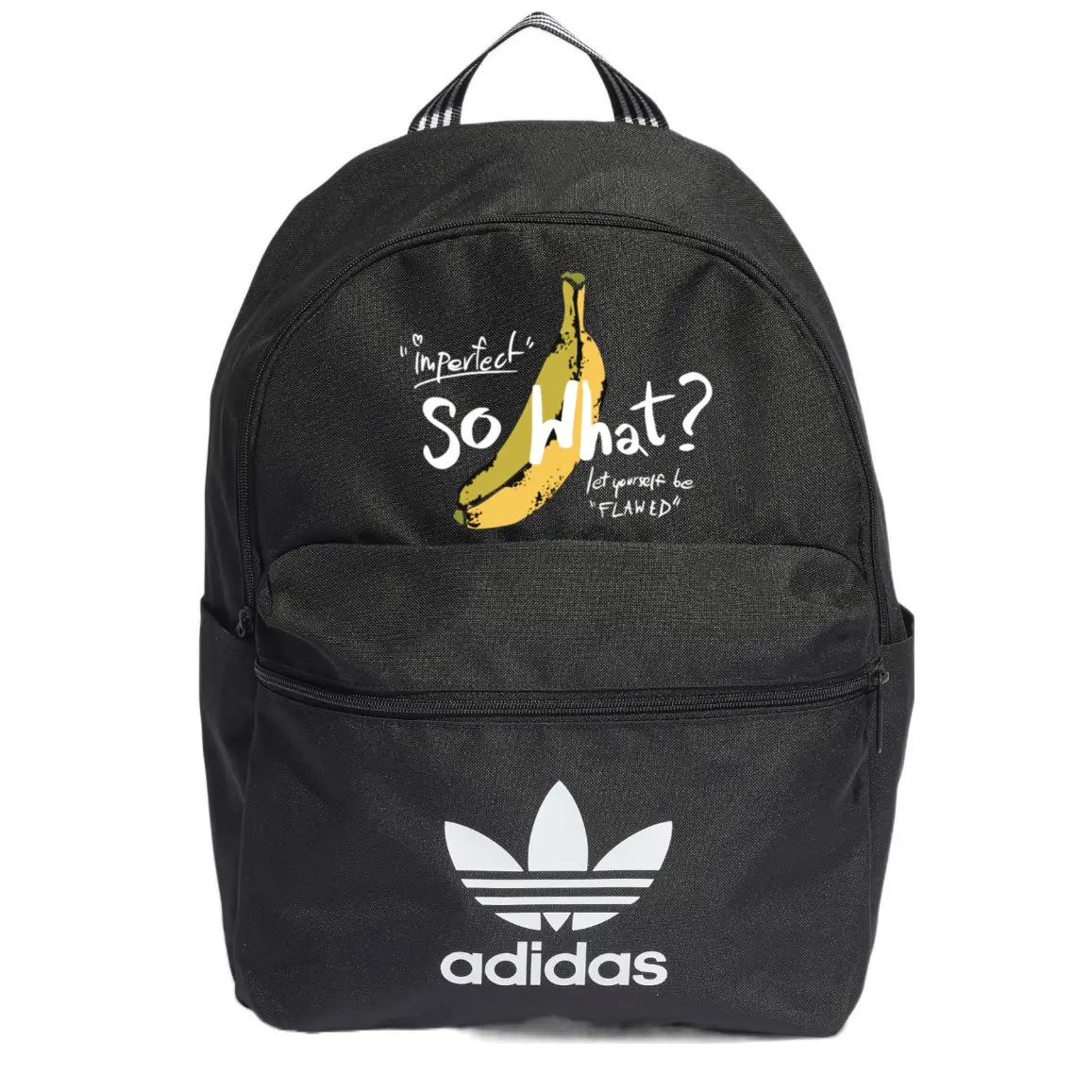 

Adidas Originals Полиэстеровый рюкзак обычный унисекс черный, Banana