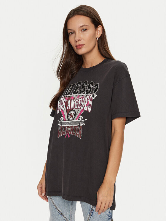 

Футболка свободного кроя Guess, черный