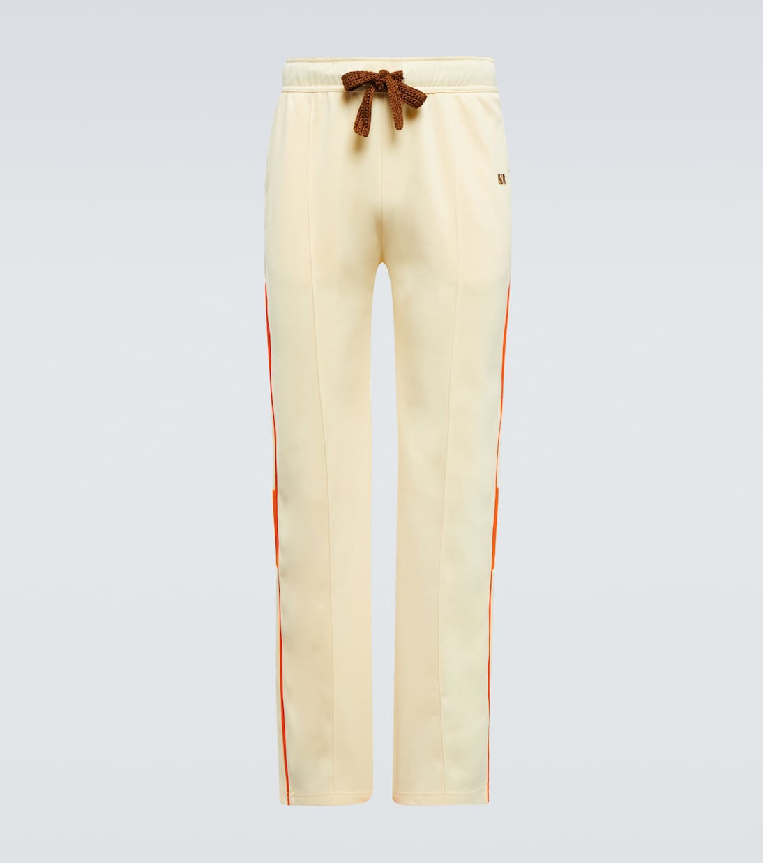 

Спортивные штаны с ударными эффектами Wales Bonner, Pale Yellow & Orange