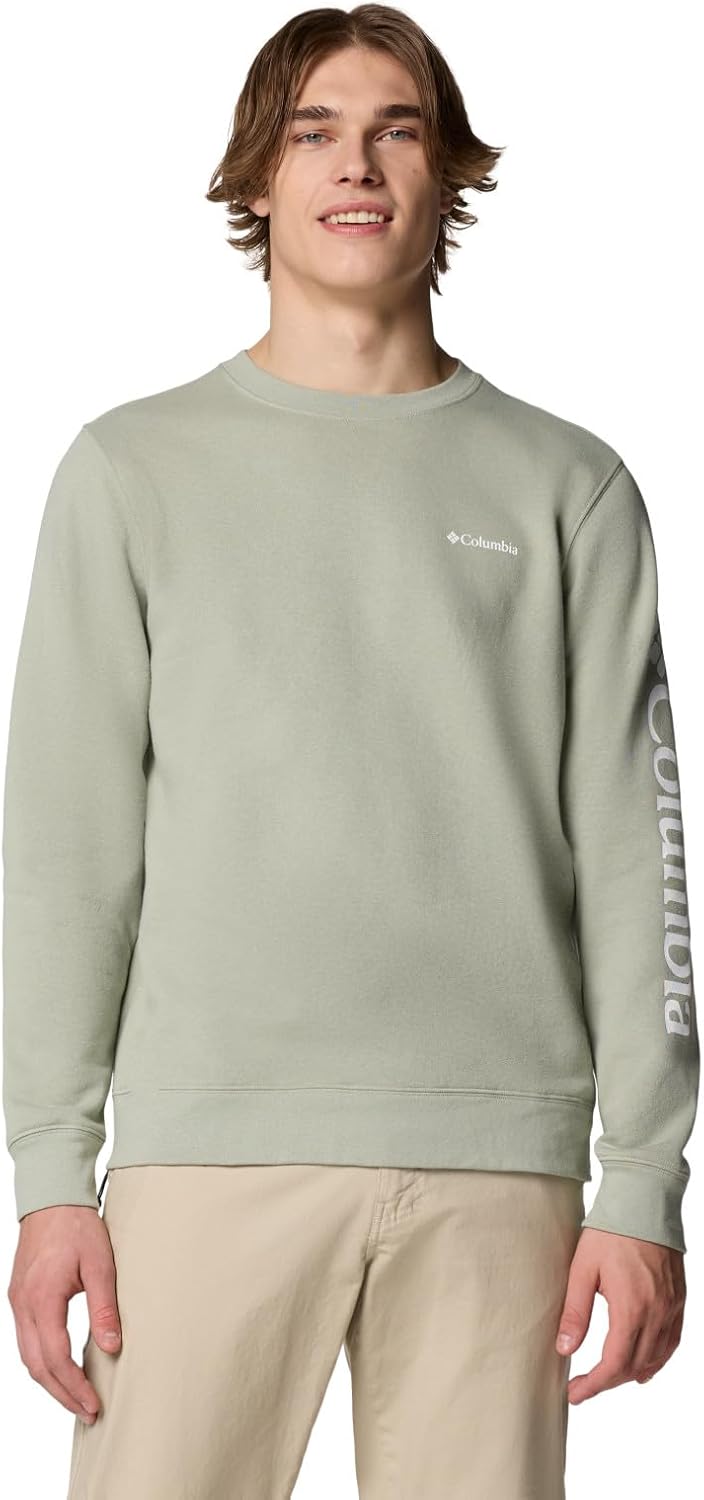 

Толстовка Columbia mens Trek Crew, Safari/Csc Sleeve Logo