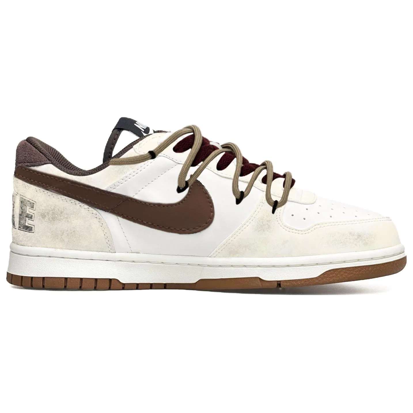 Кроссовки кожаные Nike Big Light Brown — фото 3