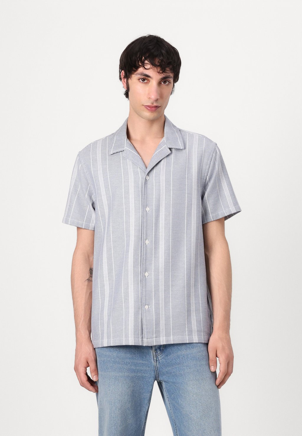 

Рубашка TEXTURED CAMP SHIRT Tommy Jeans, антрацит