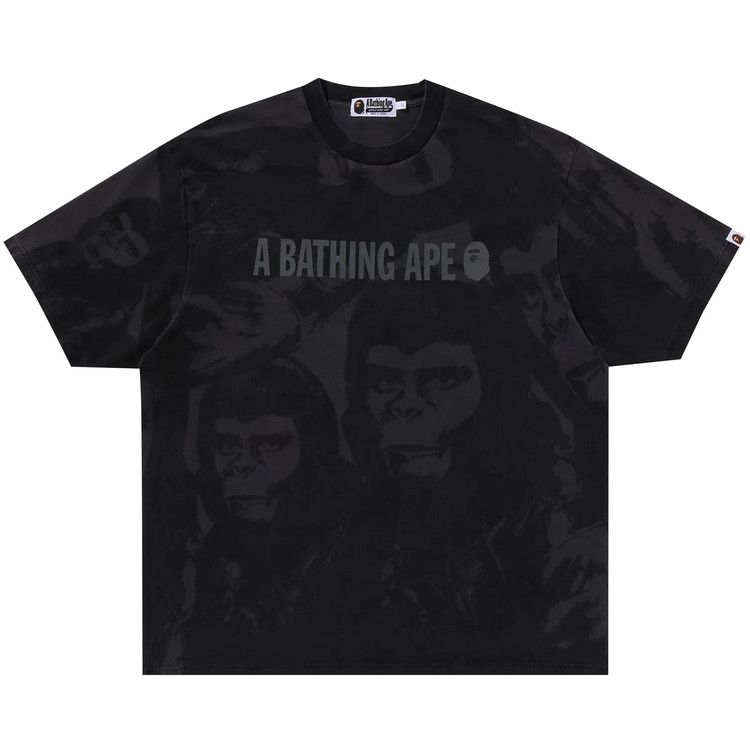 

Футболка BAPE Overall Garment Dyed Relaxed Fit Tee 'Black'