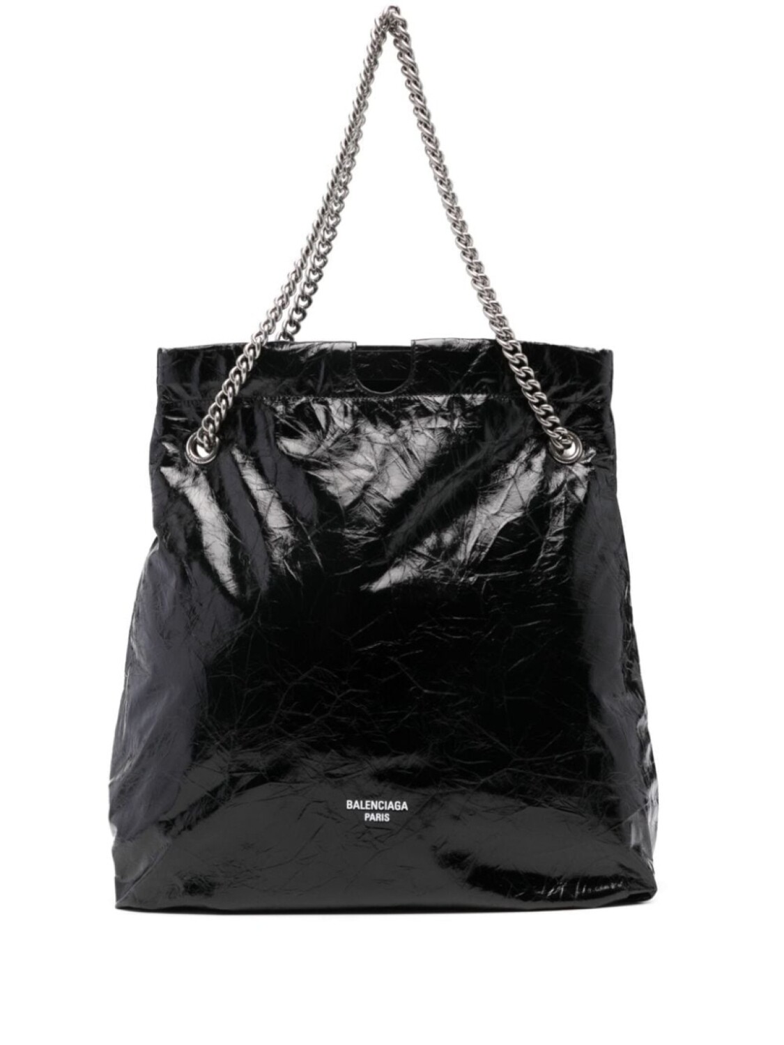 

Сумка-тоут Balenciaga Crush среднего размера, черный