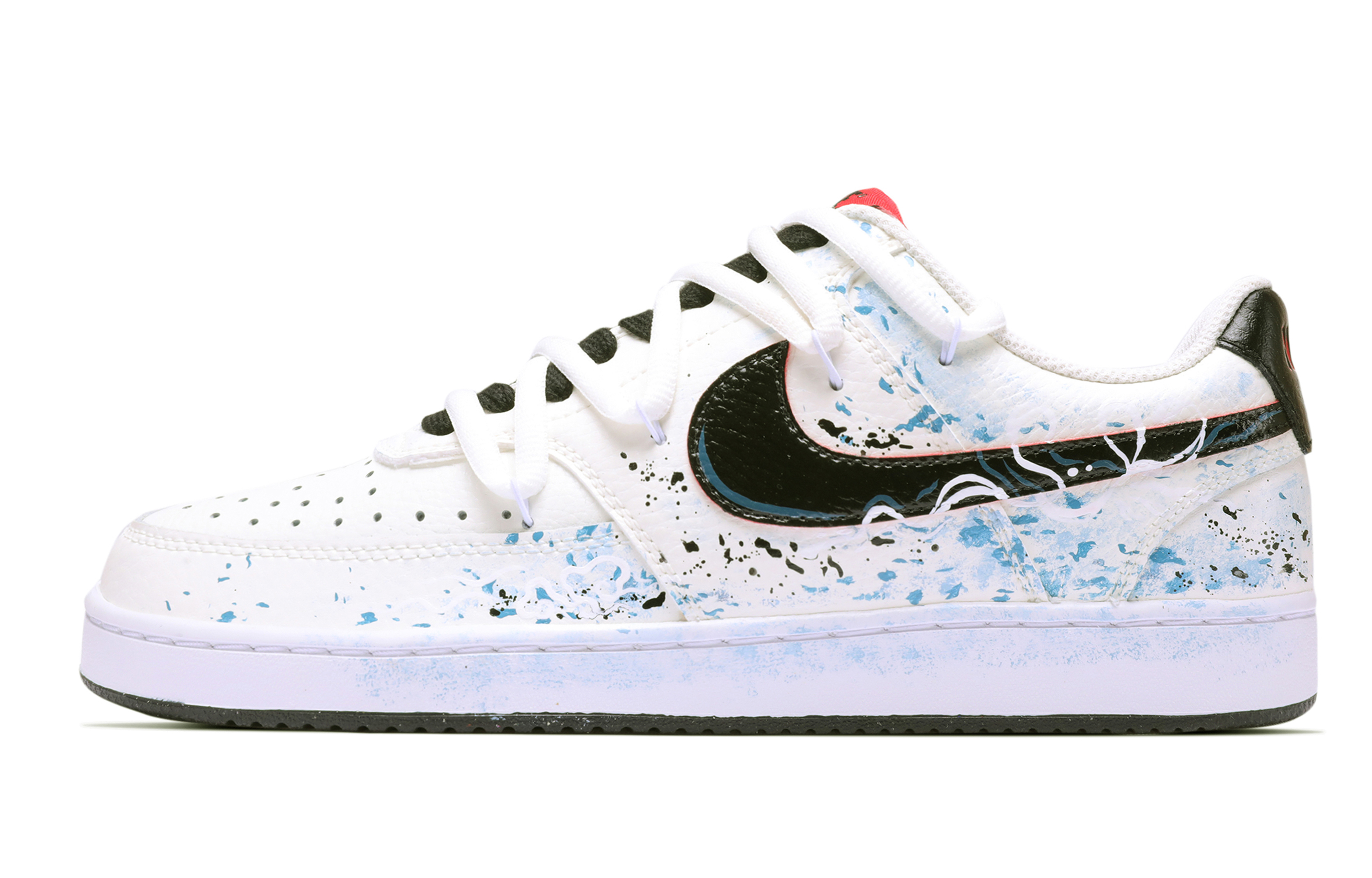 

Nike Кроссовки Court Vision 1 Mio Rain Rest, износостойкие и легкие, низкие, для скейтбординга, синие, мужские
