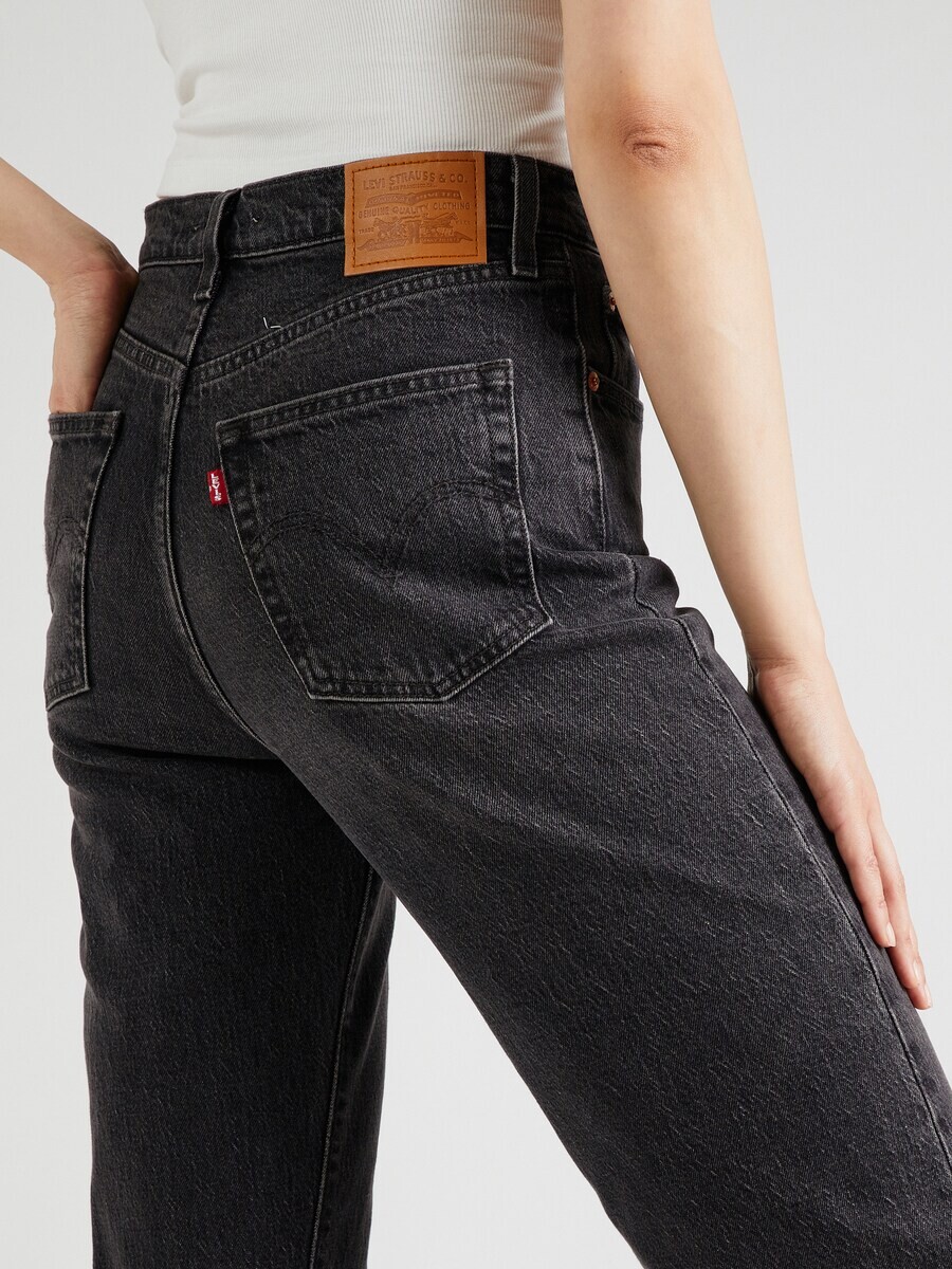 Джинсы LEVI'S  Regular Jeans RIBCAGE, черный деним — фото 3