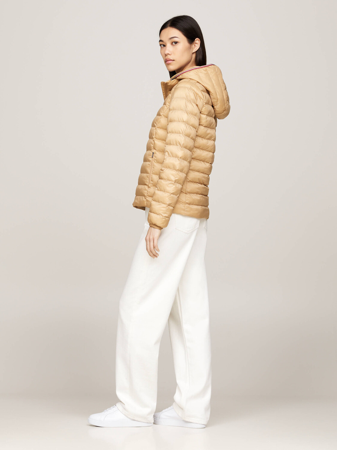 Куртка Tommy Hilfiger LW PADDED GLOBAL STRIPE Regular Fit, цвет senape — фото 3