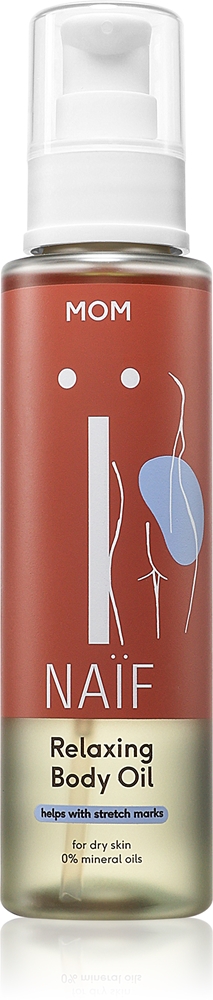 

Расслабляющее масло для тела от растяжек для мам Naif, 100 мл