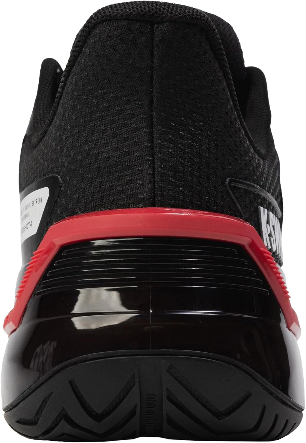 Кроссовки теннисные K-Swiss Ultrashot 4, White/Black/Mars Red — фото 4