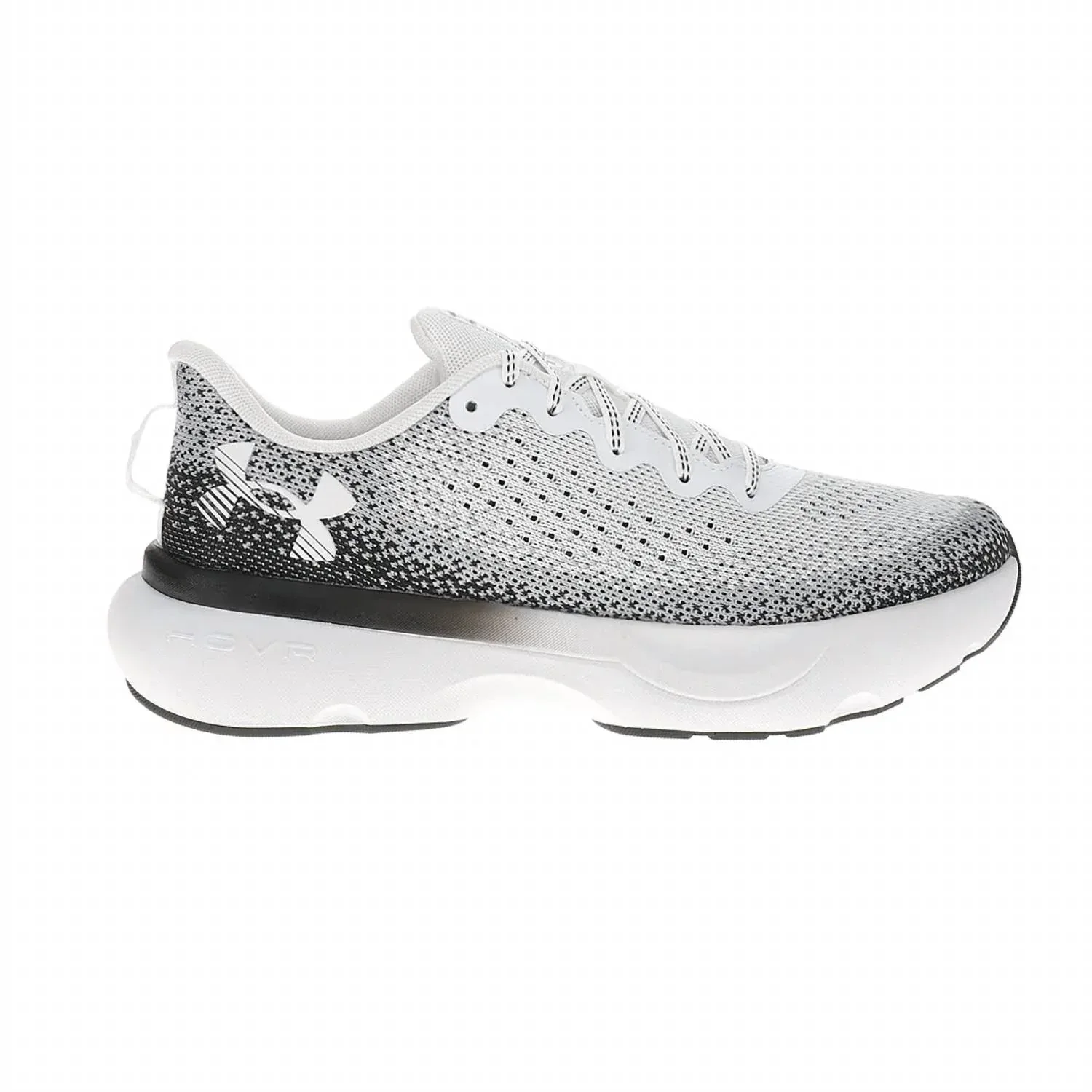 Мужские беговые кроссовки Infinite, бело-черные Under Armour — фото 3