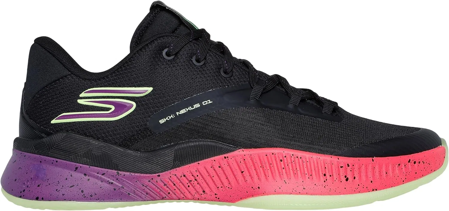 Мужские баскетбольные кроссовки Skechers Skx Nexus, Black Violet — фото 4