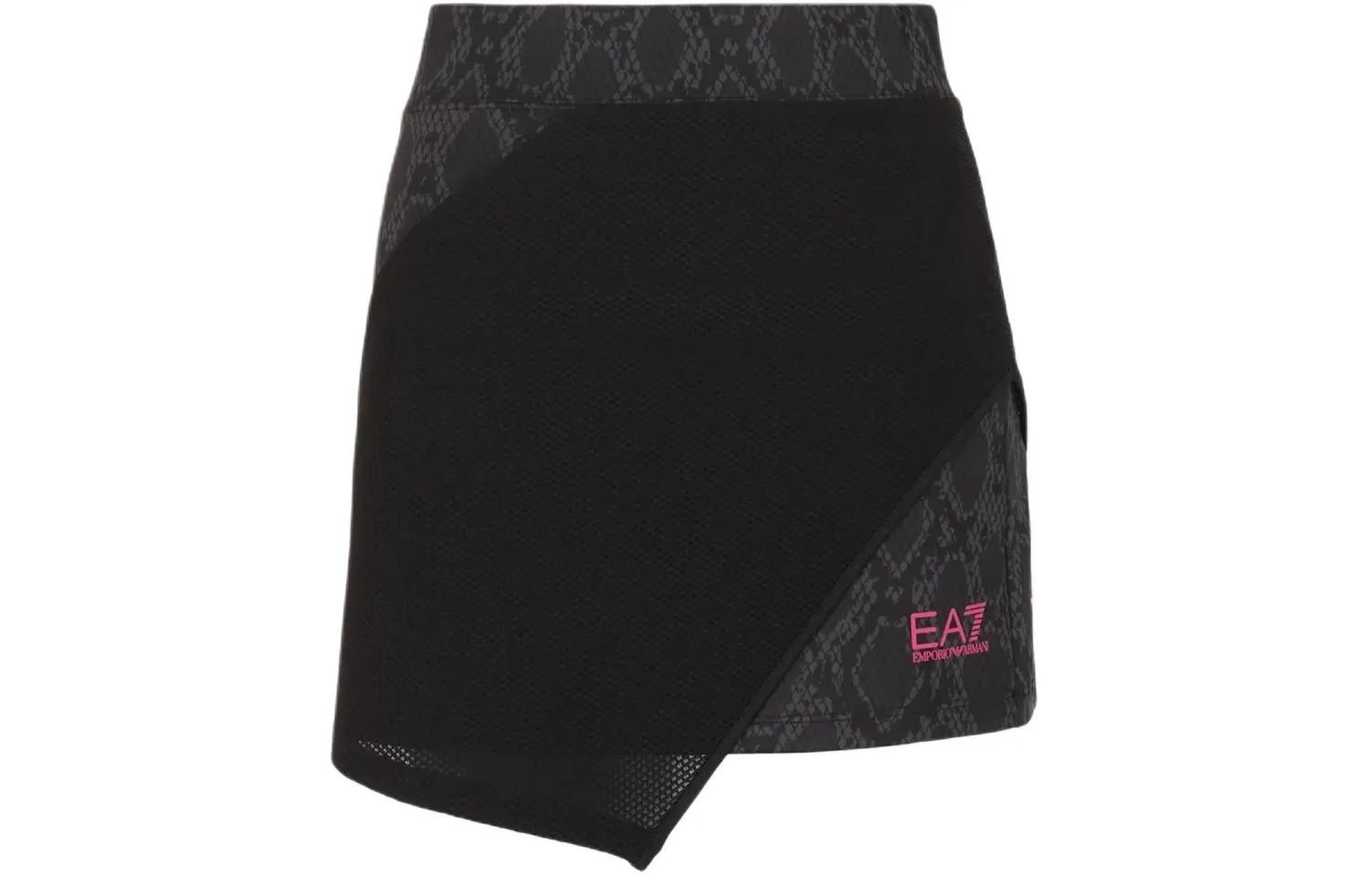 Юбка-мини casual женская EA7 SS24 EMPORIO ARMANI, черный